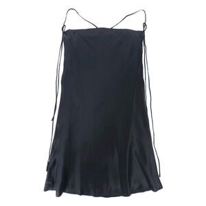 NWT Danielle Guizio 100% Silk Mae Midi Skirt 90's Ballet Minimalist Black Satin